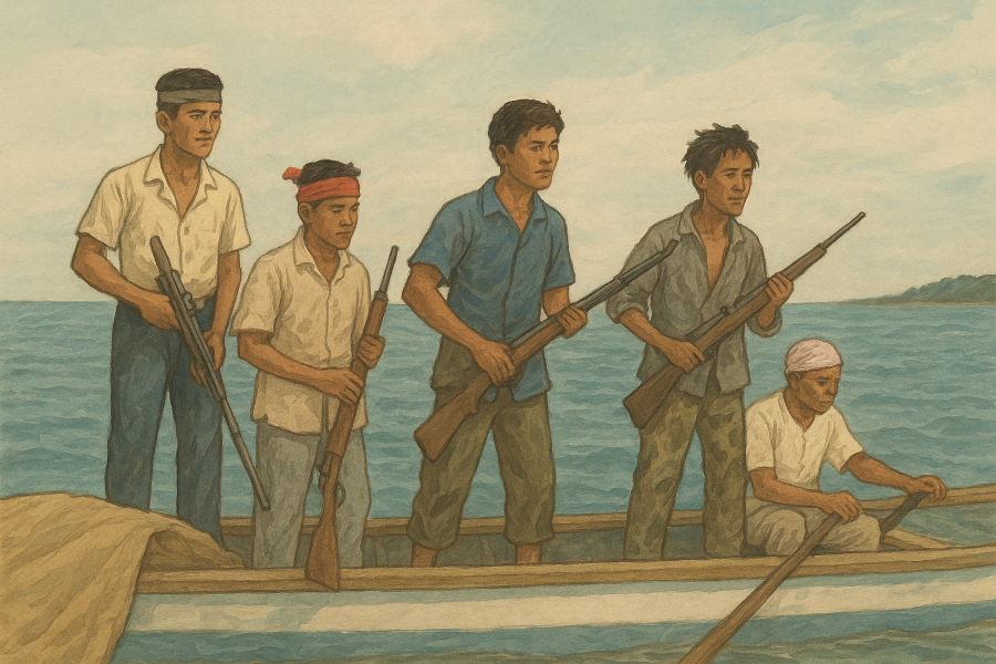 Pirati della Malesia attuali.